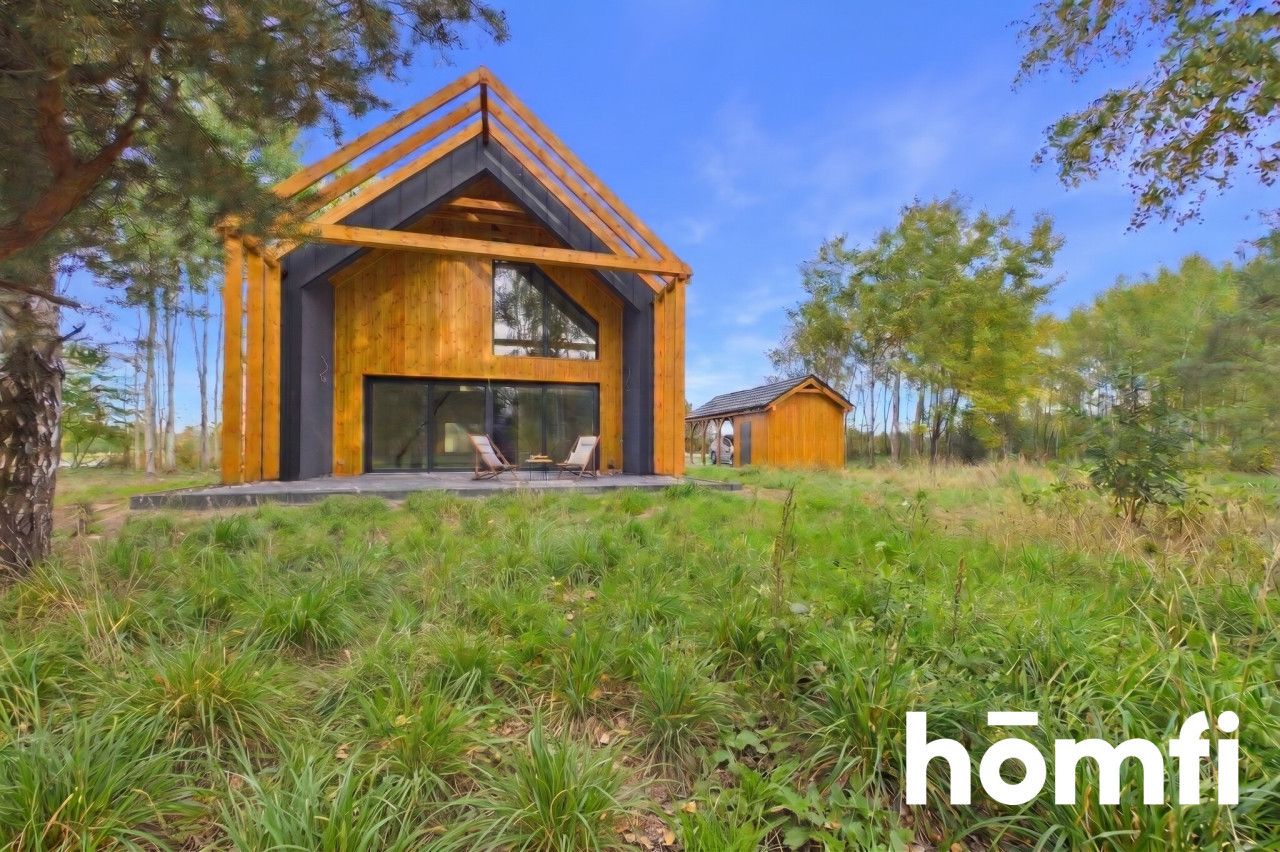 Contemporary barn-style home with a terrace overlooking the woodland - House - Sale - Milicki, Krośnice / Luboradów