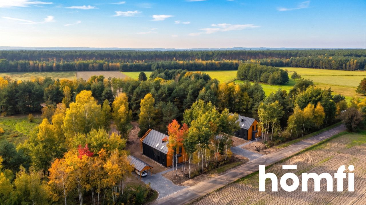 Contemporary barn-style home with a terrace overlooking the woodland - House - Sale - Milicki, Krośnice / Luboradów