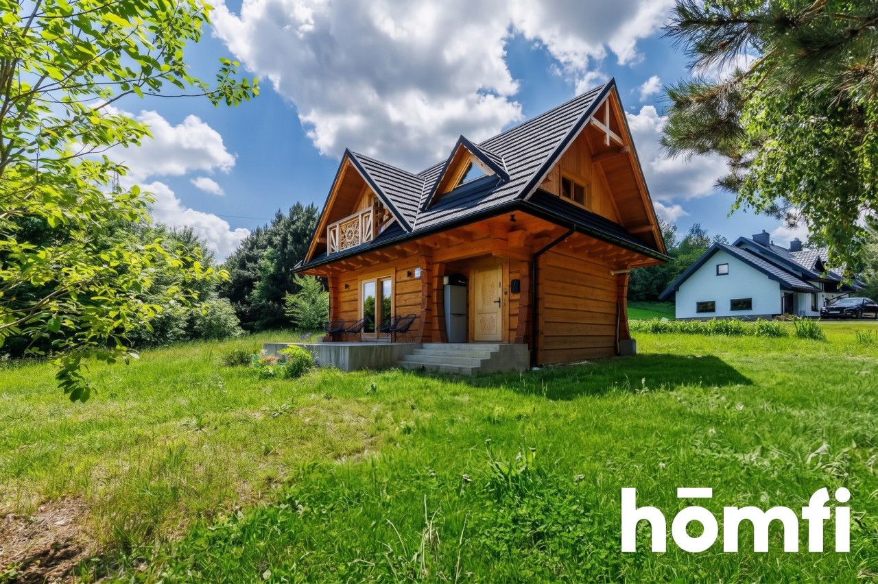 SPECIAL OFFER - BUY NOW BEFORE IT'S TAKEN! A charming, year-round wooden house for sale on a large, 45-are plot surrounded by meadows, forests! (currently functioning in short-term rental - rating 9.9/10 on booking) | Skrzydlna | Kasina Dolna | Limanowa county. - House - Sale - Limanowski, Dobra / Skrzydlna