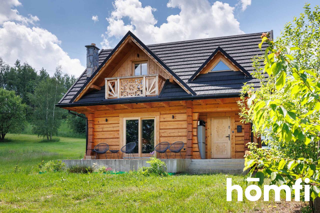 SPECIAL OFFER - BUY NOW BEFORE IT'S TAKEN! A charming, year-round wooden house for sale on a large, 45-are plot surrounded by meadows, forests! (currently functioning in short-term rental - rating 9.9/10 on booking) | Skrzydlna | Kasina Dolna | Limanowa county. - House - Sale - Limanowski, Dobra / Skrzydlna