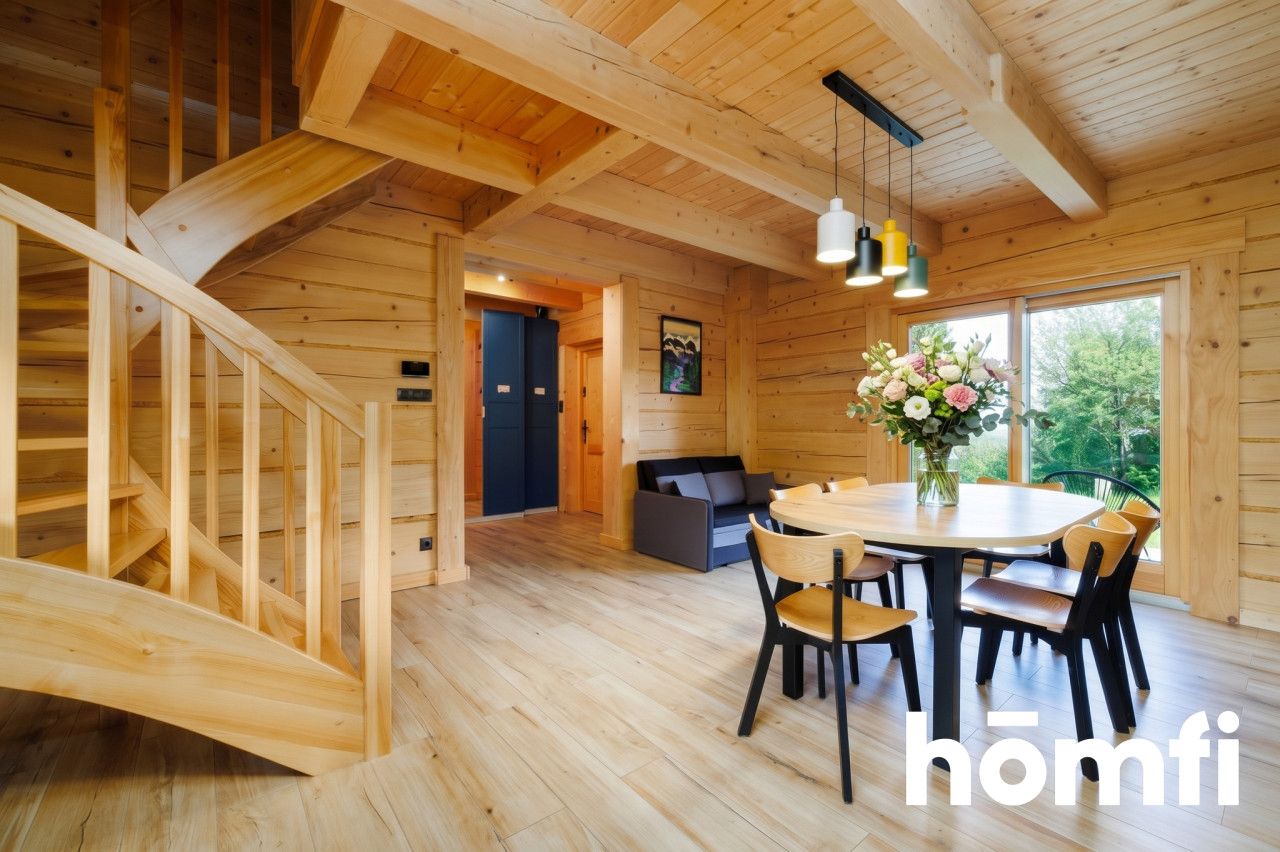 SPECIAL OFFER - BUY NOW BEFORE IT'S TAKEN! A charming, year-round wooden house for sale on a large, 45-are plot surrounded by meadows, forests! (currently functioning in short-term rental - rating 9.9/10 on booking) | Skrzydlna | Kasina Dolna | Limanowa county. - House - Sale - Limanowski, Dobra / Skrzydlna
