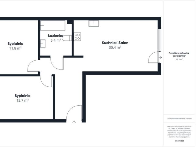 Komfortowe 3 pokoje z tarasem 25 m² Morena – - Mieszkanie - Sprzedaż - Gdańsk, Piecki-Migowo