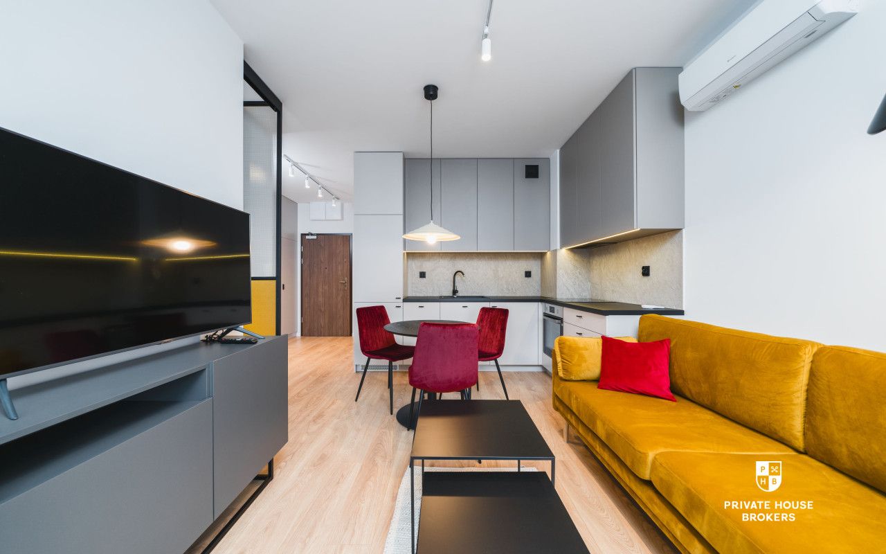 New, 1-bedroom apartment in Lokum Vista - Apartment - Rent - Kraków, Podgórze / Bonarka