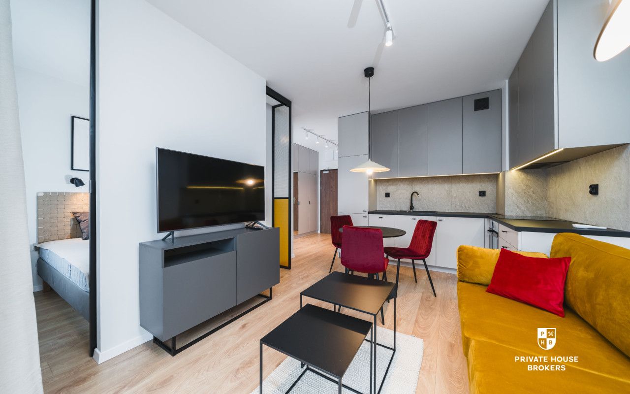 New, 1-bedroom apartment in Lokum Vista - Apartment - Rent - Kraków, Podgórze / Bonarka