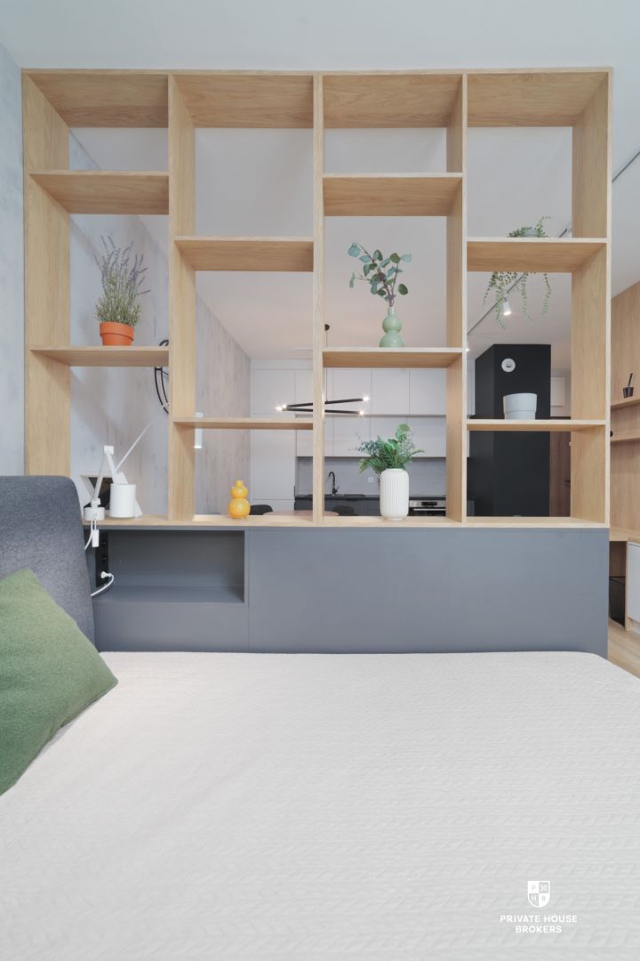 Bright, modern studio apartment with a balcony - Apartment - Rent - Wrocław, Krzyki / Tarnogaj