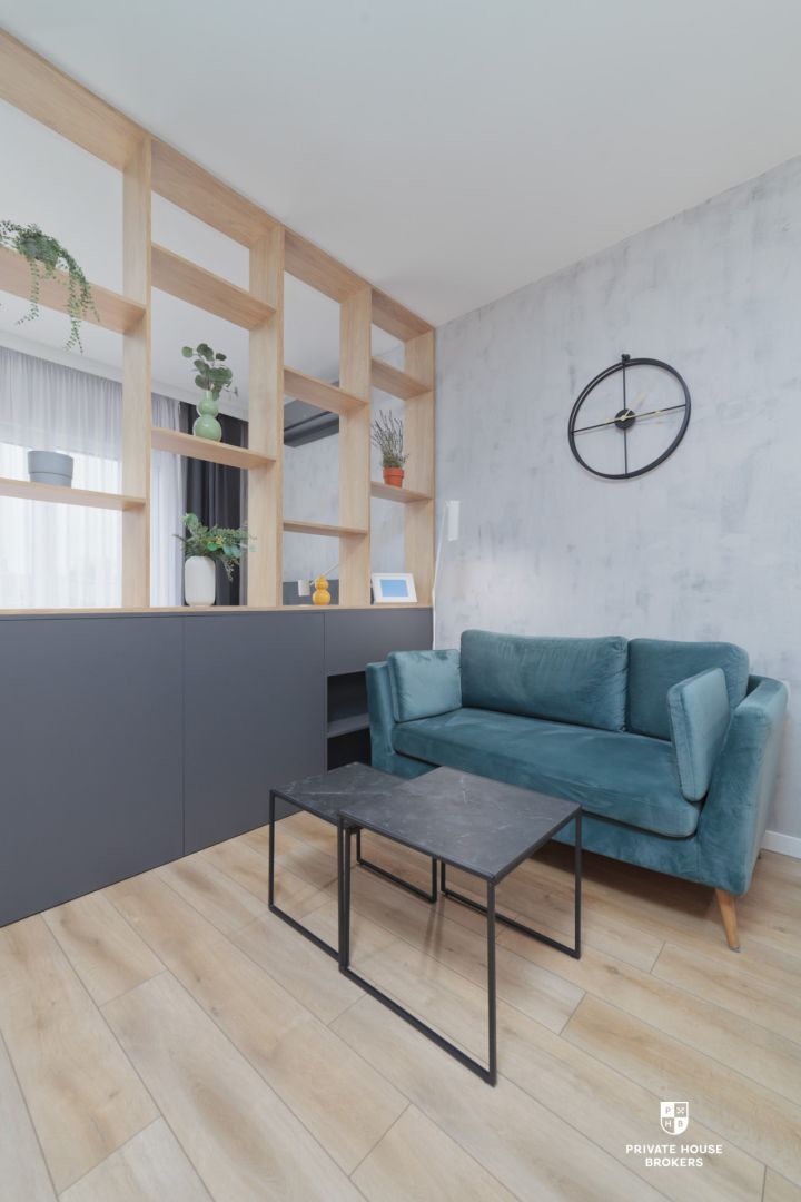 Bright, modern studio apartment with a balcony - Apartment - Rent - Wrocław, Krzyki / Tarnogaj