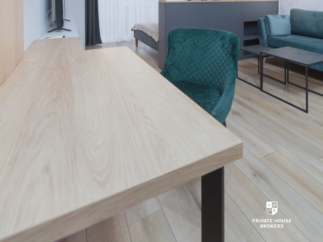 Bright, modern studio apartment with a balcony - Apartment - Rent - Wrocław, Krzyki / Tarnogaj