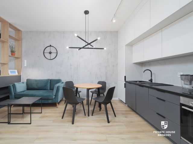 Bright, modern studio apartment with a balcony - Apartment - Rent - Wrocław, Krzyki / Tarnogaj