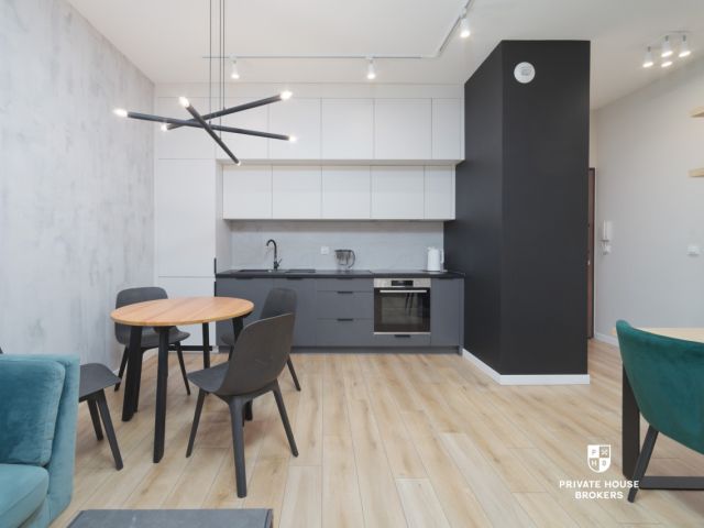Bright, modern studio apartment with a balcony - Apartment - Rent - Wrocław, Krzyki / Tarnogaj