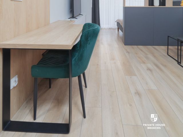 Bright, modern studio apartment with a balcony - Apartment - Rent - Wrocław, Krzyki / Tarnogaj
