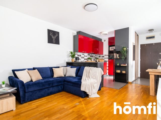 2-ROOM APARTMENT ON THE 1ST FLOOR ┃ GARAGE ┃ PETS ALLOWED ┃ 136A CHEŁMOŃSKIEGO ST. ┃ GALERIA BRONOWICE ┃ BRONOWICE RESIDENCE ┃ BALCONY - Квартира - Оренда - Kraków, Krowodrza / Bronowice