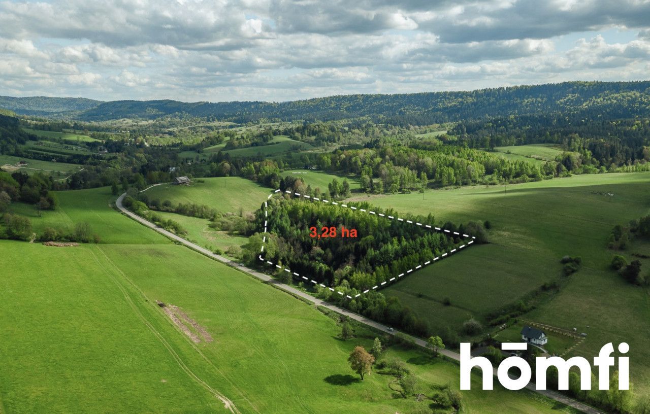 Ustrzyki Dolne – a plot in Hoszowczyk with a zoning decision (WZ)! - Plot - Sale - Bieszczadzki, Ustrzyki Dolne / Hoszowczyk