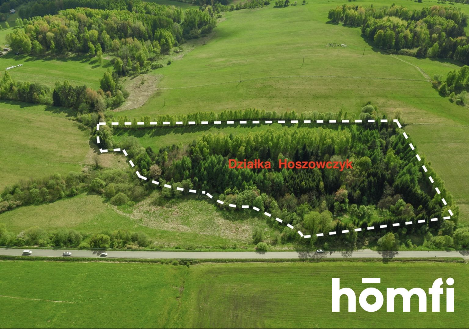 Ustrzyki Dolne – a plot in Hoszowczyk with a zoning decision (WZ)! - Plot - Sale - Bieszczadzki, Ustrzyki Dolne / Hoszowczyk