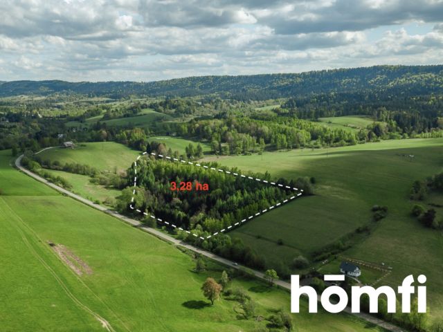 Ustrzyki Dolne – a plot in Hoszowczyk with a zoning decision (WZ)! - Plot - Sale - Bieszczadzki, Ustrzyki Dolne / Hoszowczyk