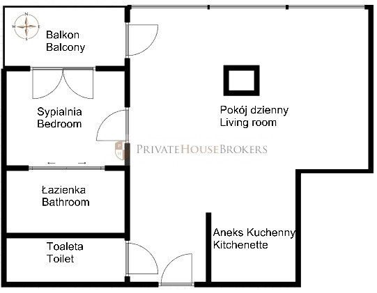 Apartment with large glazing and air conditioning | Wielopole Street | Kraków Old Town - Apartment - Sale - Kraków