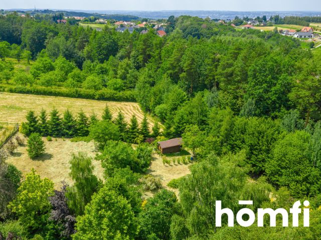 Planning permission (WZ) with no expiry date | Fencing | 30m² small house, cellar - Plot - Sale - Rzeszowski, Chmielnik