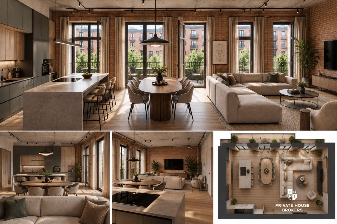 3-bedroom apartment in Młyny Mogilska investment - Apartment - Sale - Kraków, Śródmieście / Grzegórzki