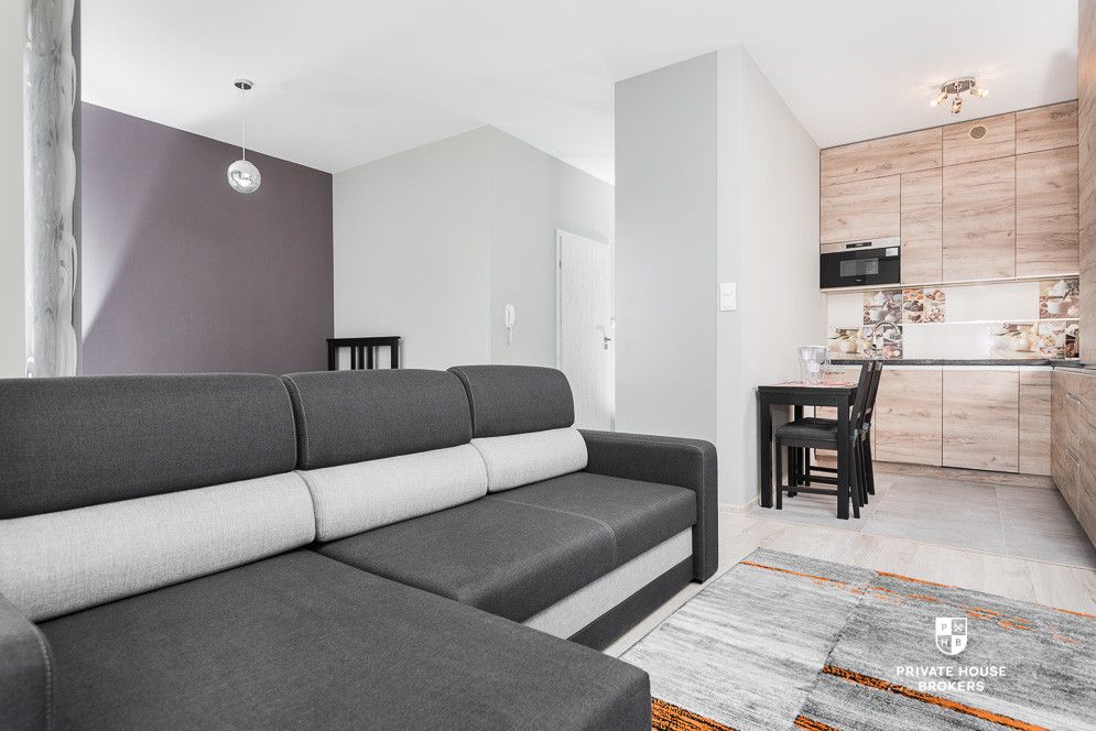 Spacious studio apartment in prestigious investment called Grzegórzki Park - Apartment - Rent - Kraków, Śródmieście / Grzegórzki