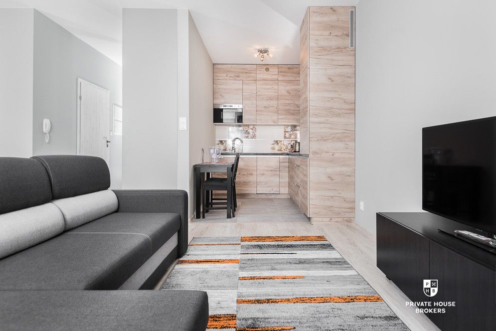 Spacious studio apartment in prestigious investment called Grzegórzki Park - Apartment - Rent - Kraków, Śródmieście / Grzegórzki