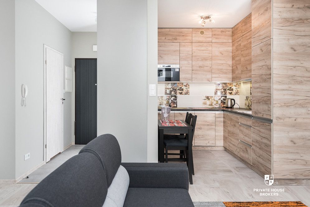 Spacious studio apartment in prestigious investment called Grzegórzki Park - Apartment - Rent - Kraków, Śródmieście / Grzegórzki