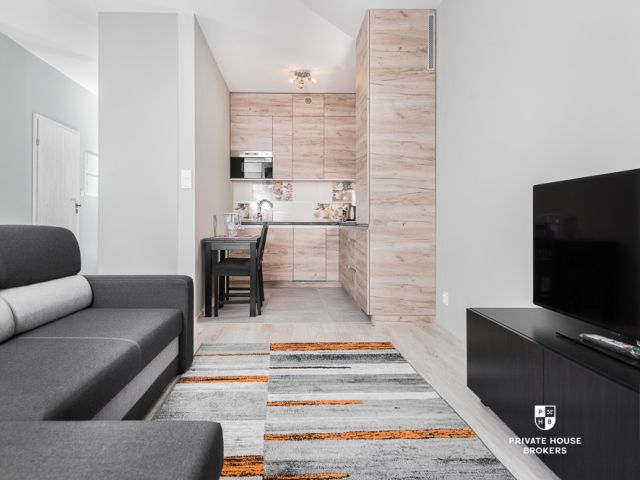 Spacious studio apartment in prestigious investment called Grzegórzki Park - Apartment - Rent - Kraków, Śródmieście / Grzegórzki