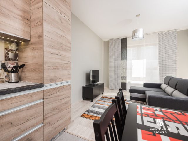 Spacious studio apartment in prestigious investment called Grzegórzki Park - Apartment - Rent - Kraków, Śródmieście / Grzegórzki