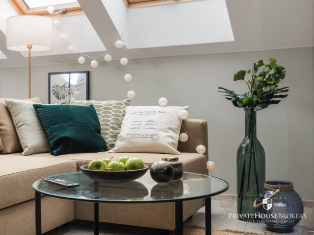 Mieszkanie poddaszowe 46m2 na Starym Podgórzu. Wykończone. Siłownia i pralnia w budynku! - Mieszkanie - Wynajem - Kraków, Podgórze