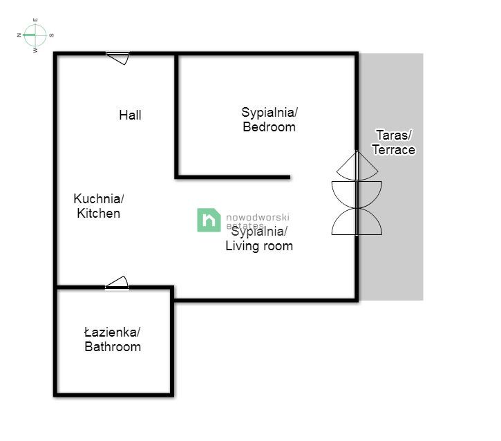 Dwupokojowy apartment Zamoyskiego May Apartments - Mieszkanie - Wynajem - Kraków, Podgórze