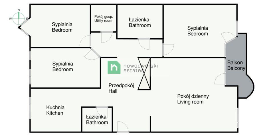 Apartament 130 m2 przy Wybrzeżu Wyspiańskiego - Mieszkanie - Wynajem - Wrocław, Śródmieście / Plac Grunwaldzki