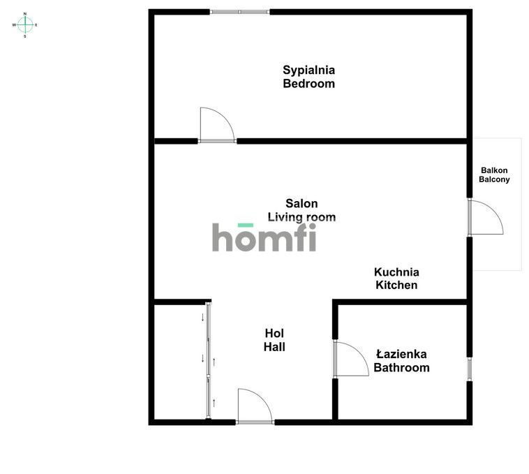 Nowoczesne 2 pokojowe mieszkanie przy ul. Ruczaj - Mieszkanie - Wynajem - Kraków, Ruczaj