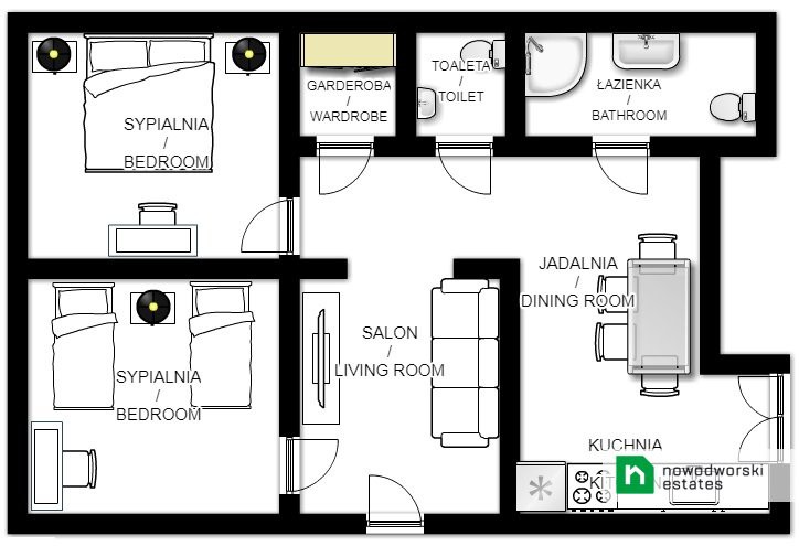 Unique apartment 100m from Main Market Square - Apartment - Sale - Kraków, Śródmieście / Stare Miasto