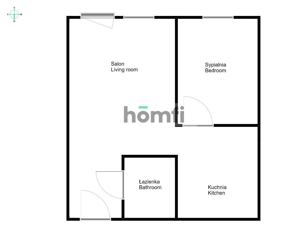 2 room flat at Grabiszynska street - Квартира - Оренда - Wrocław, Stare Miasto