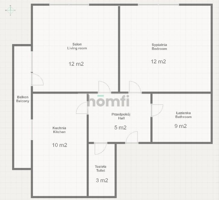 2 room apartment Chmieleniec St Ruczaj - Apartment - Rent - Kraków, Ruczaj