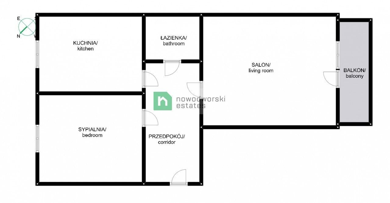 For rent 2 room apartment, Mazowiecka st. - Apartment - Rent - Kraków, Krowodrza