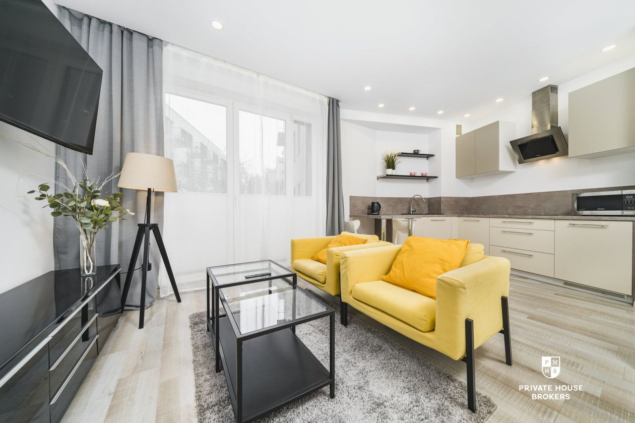 Mieszkanie typu studio z tarasem w nowoczesnym apartamentowcu - Stare Podgórze - Mieszkanie - Wynajem - Kraków, Podgórze