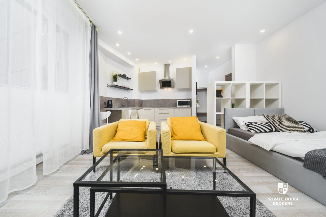 Mieszkanie typu studio z tarasem w nowoczesnym apartamentowcu - Stare Podgórze - Mieszkanie - Wynajem - Kraków, Podgórze