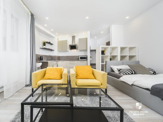 Mieszkanie typu studio z tarasem w nowoczesnym apartamentowcu - Stare Podgórze - Mieszkanie - Wynajem - Kraków, Podgórze