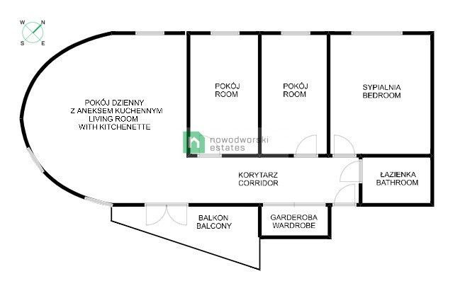 Nowoczesne 4-pokojowe mieszkanie na ul.Kromera - Квартира - Оренда - Wrocław