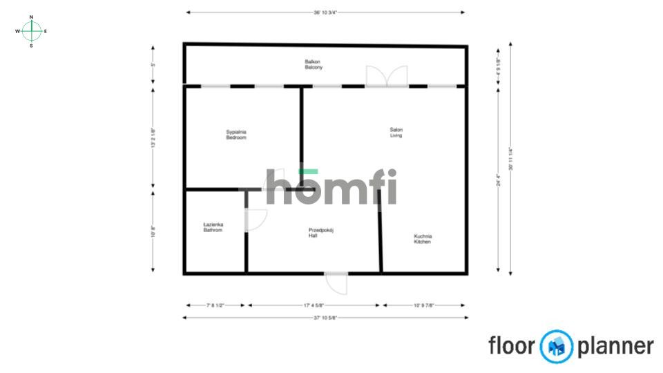 2-pokojowe mieszkanie przy Czernickiej - Mieszkanie - Wynajem - Wrocław, Psie Pole