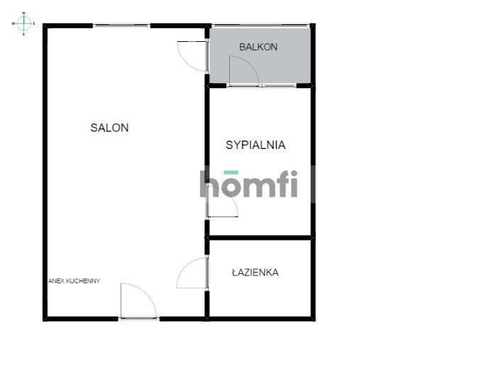 2 room apartment with parking space, Kukuczki st. - Квартира - Оренда - Wrocław, Krzyki / Gaj