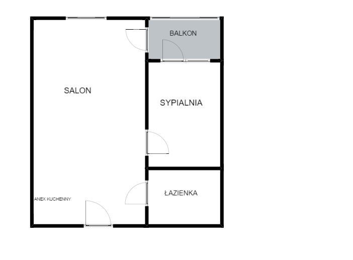 2 room apartment with parking space, Kukuczki st. - Квартира - Оренда - Wrocław, Krzyki / Gaj