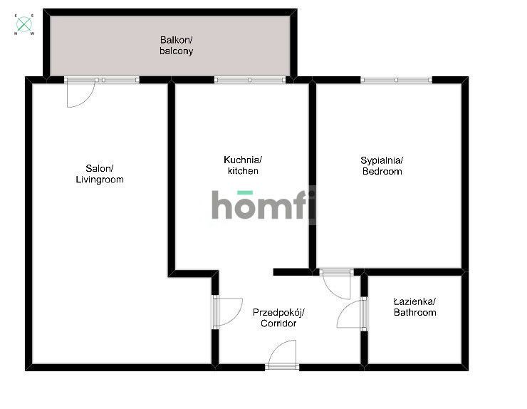 Do wynajęcia 2 pokojowe mieszkanie z osobną kuchnią, Grzegórzecka - Mieszkanie - Wynajem - Kraków, Śródmieście / Grzegórzki
