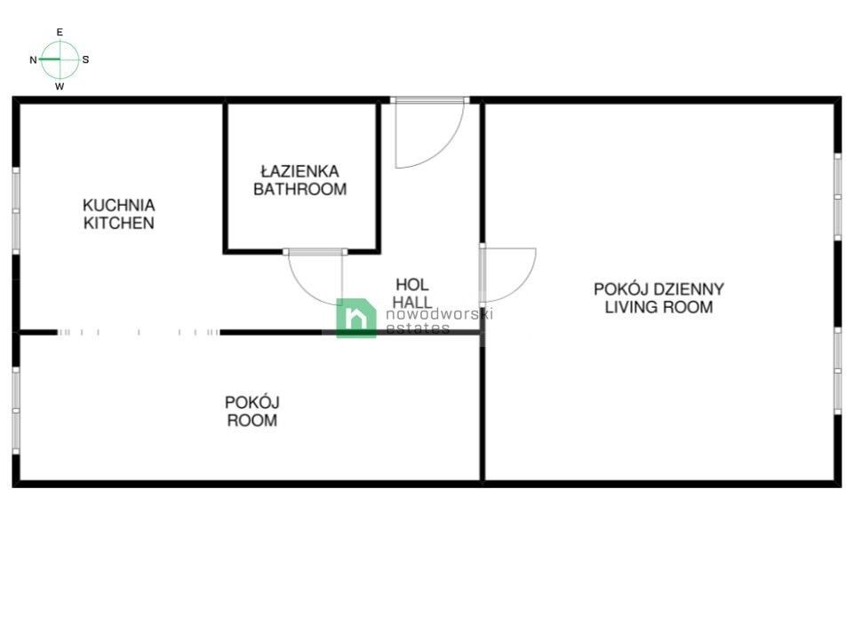 Furnished 2 room flat in Biskupin - Apartment - Rent - Wrocław, Śródmieście