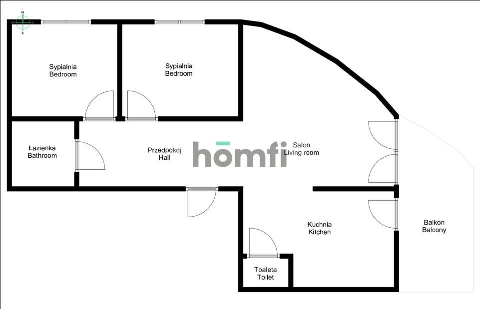 Przestronne 3 pokojowe, Garden Residence - Mieszkanie - Wynajem - Kraków, Zabłocie