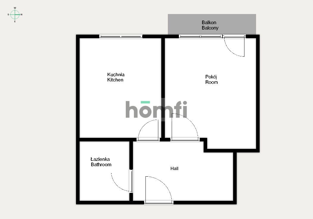 Kawalerka z osobną kuchnią, centrum, Plac Legionów - Mieszkanie - Wynajem - Wrocław, Stare Miasto