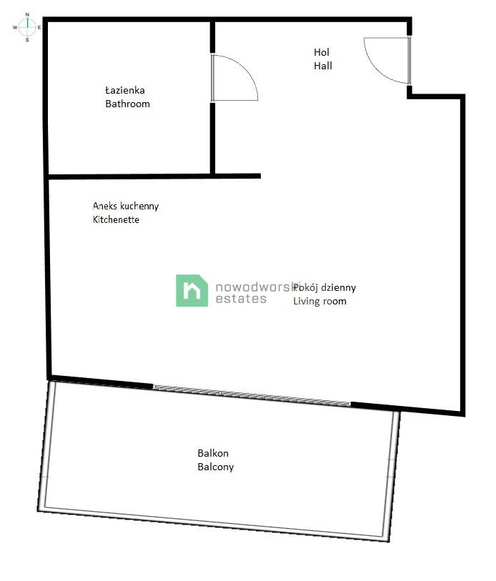 Nowa kawalerka w inwestycji Soft Lofty Legnicka - Mieszkanie - Wynajem - Wrocław, Fabryczna / Popowice