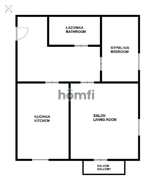 2-room apartment in the city center - Apartment - Rent - Wrocław, Krzyki / Przedmieście Oławskie