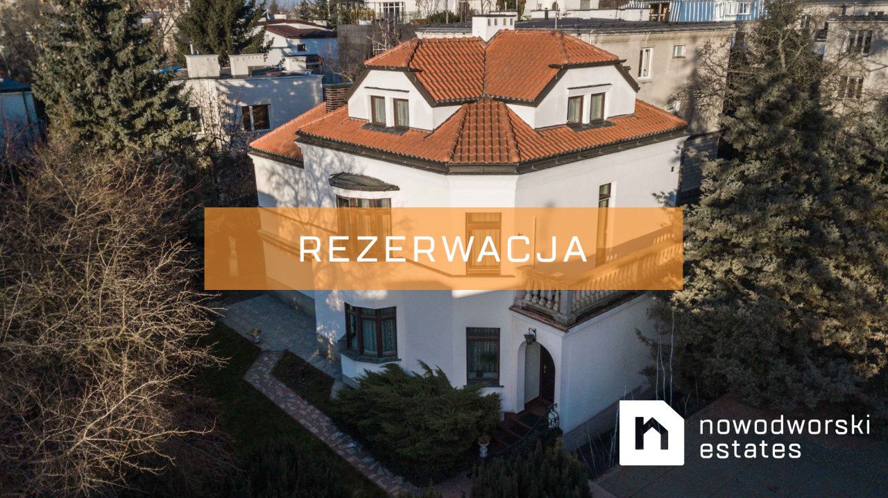 Perła Starego Mokotowa!!! Przedwojenna wolnostojąca Willa 300m2 - Dom - Sprzedaż - Warszawa, Mokotów / Stary Mokotów