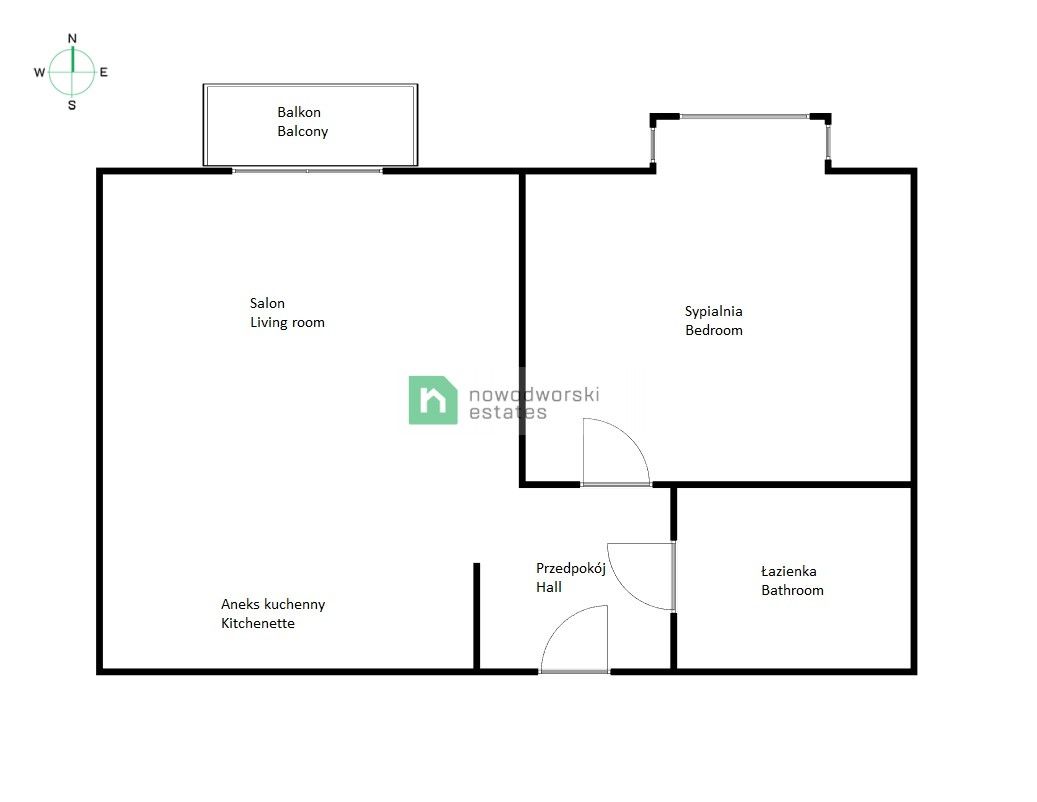 2 pokojowe mieszkanie w Pixel House - ul. Legnicka - Mieszkanie - Wynajem - Wrocław, Fabryczna / Popowice