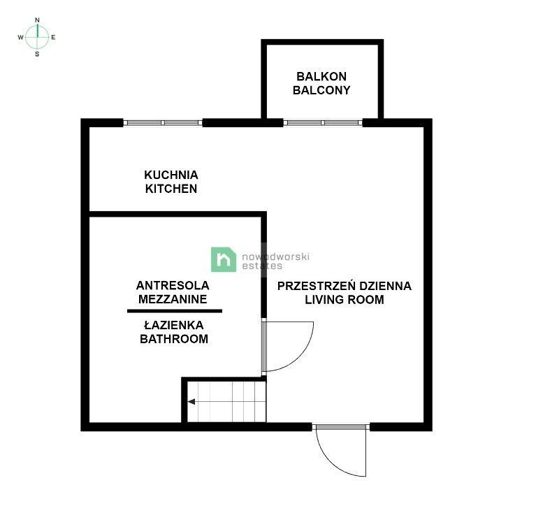 Kawalerka | Jana Pawła II | Bulwar Staromiejski - Mieszkanie - Wynajem - Wrocław, Stare Miasto